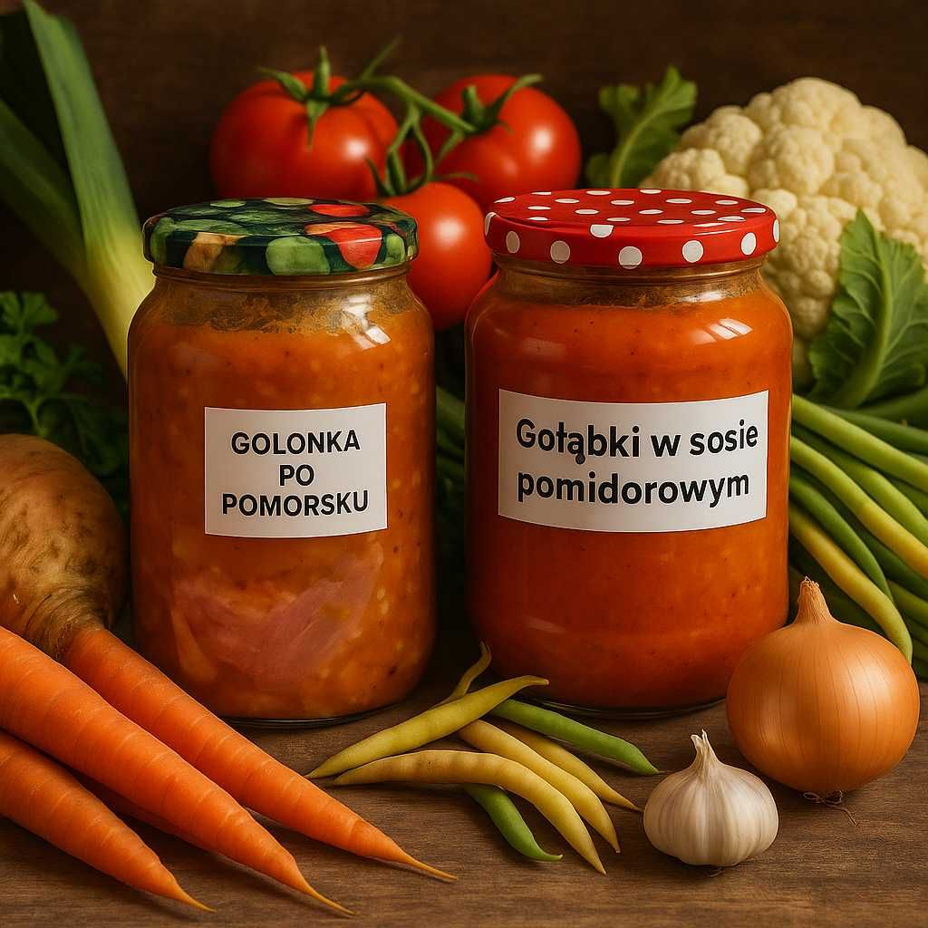 Obiady wekowane w słoikach w zestawie 14x0.9 l z wysyłką termo