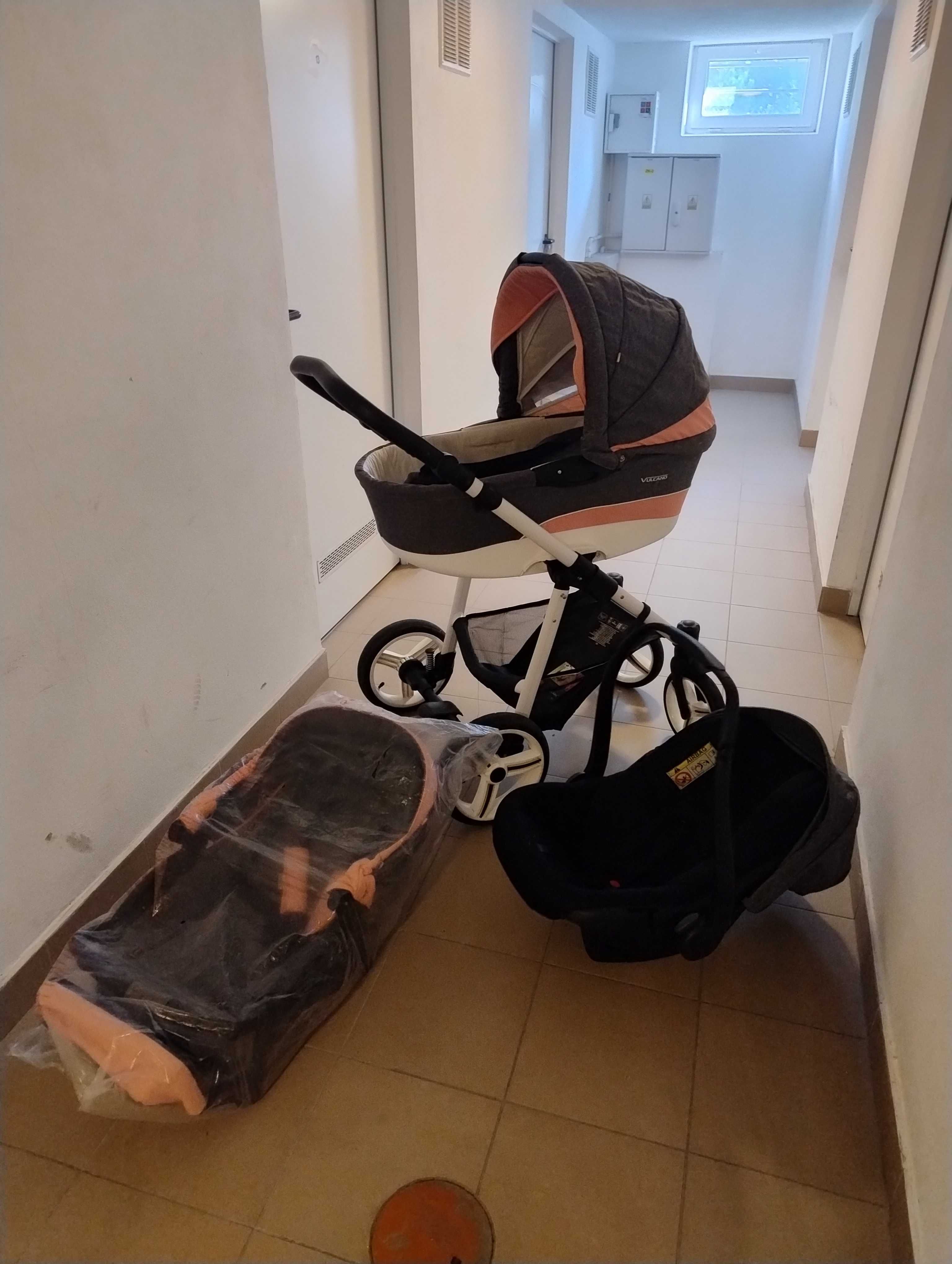 Wózek Bebetto VULCANO 3w1