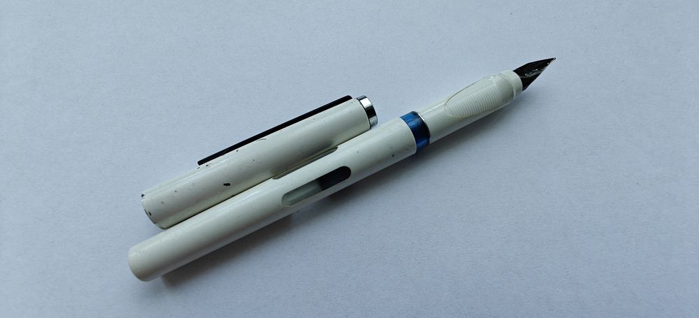 Pióro wieczne Pelikan Pelikano białe rzadkie kolekcjonerskie