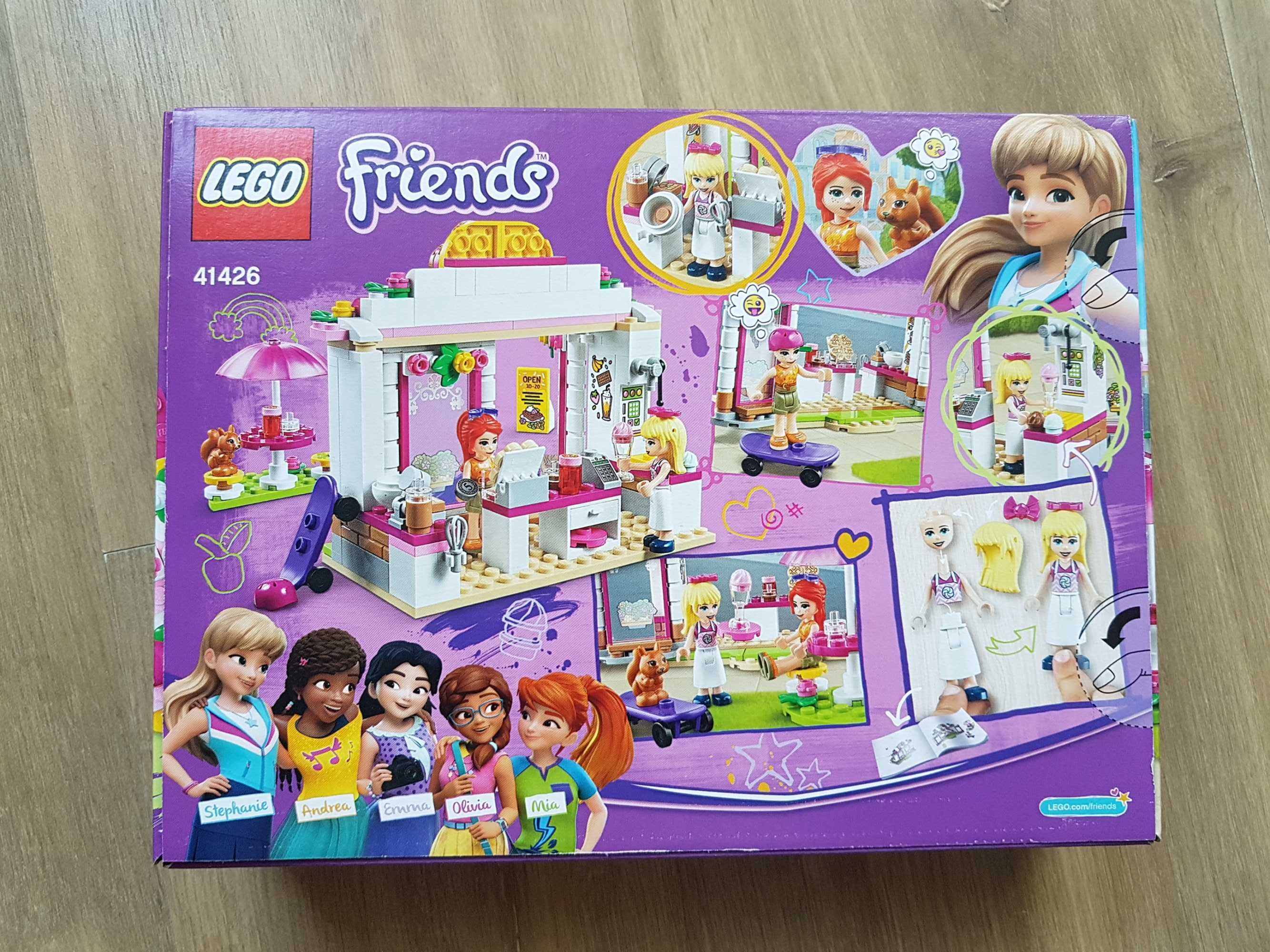 Nowe klocki LEGO Friends 41426 Parkowa Kawiarnia W Heartlake City 6+