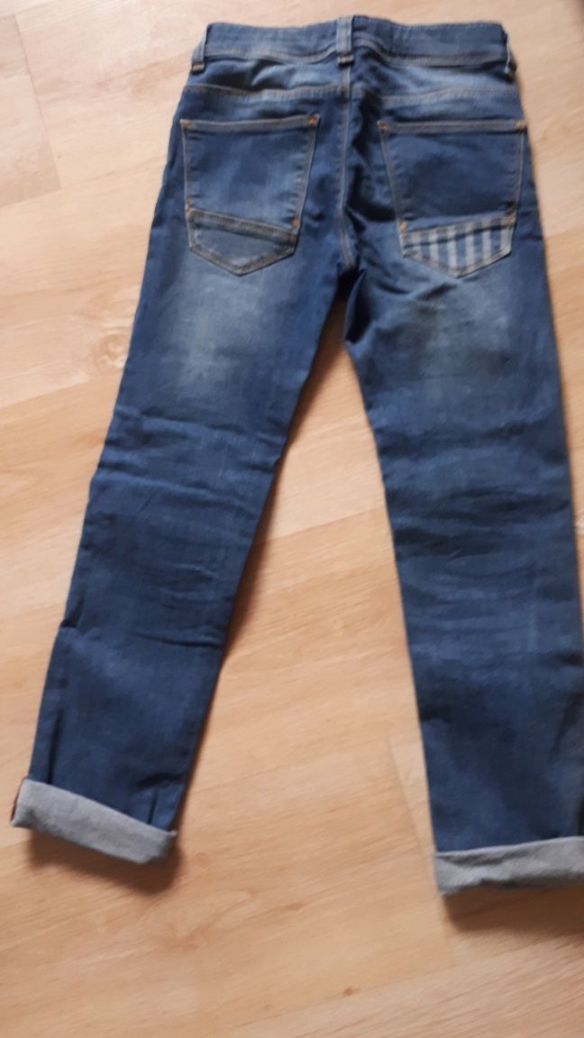 Spodnie dżinsy TAPE À ĽOEIL 134cm chłopięce