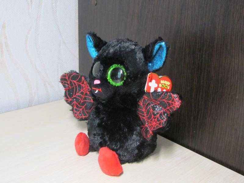 М'яка іграшка TY Beanie Boo's кажан, летучая мышь Ophelia  глазастик