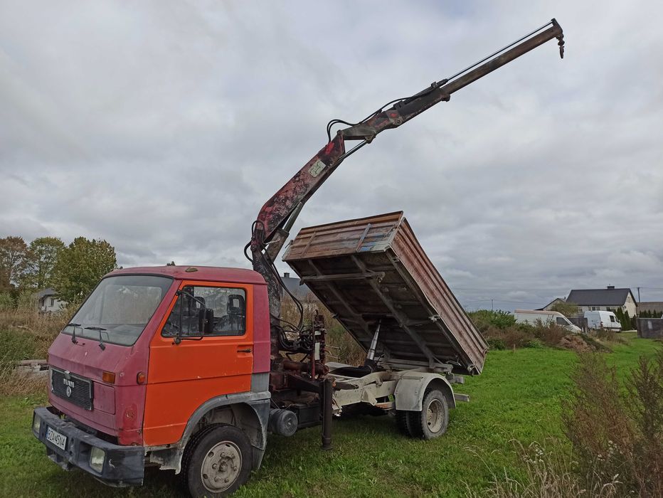 Man 10.100 hds hiab wywrot 3 stronny