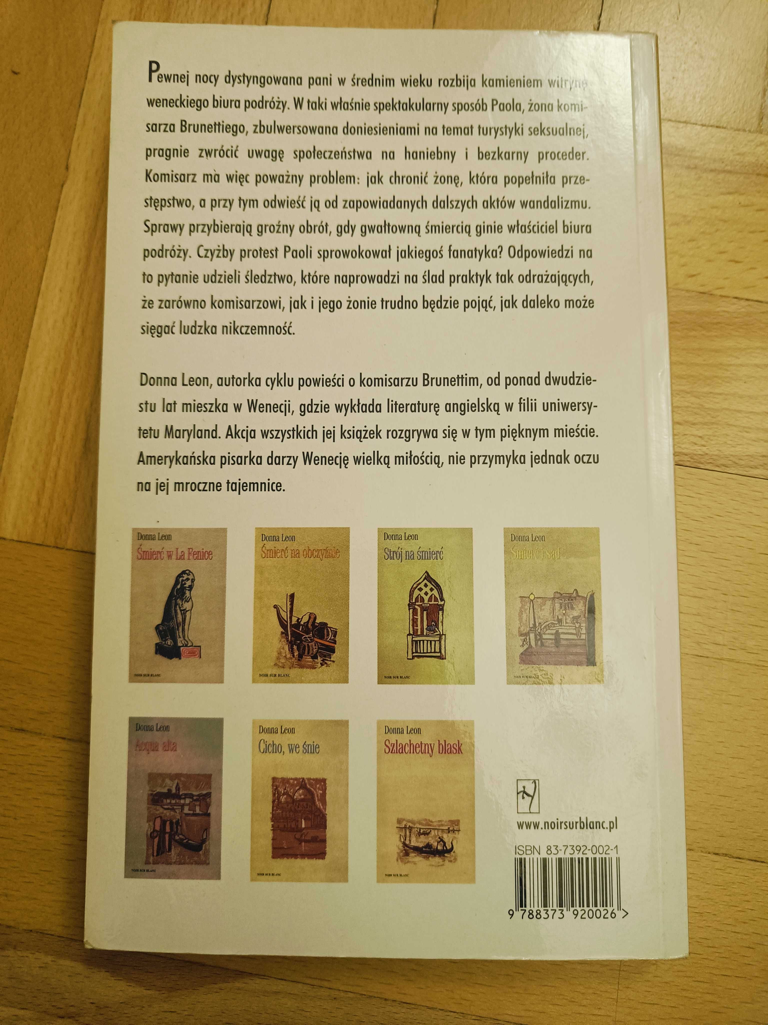 Donna Leon Zgubne środki kryminał Brunetti tanio