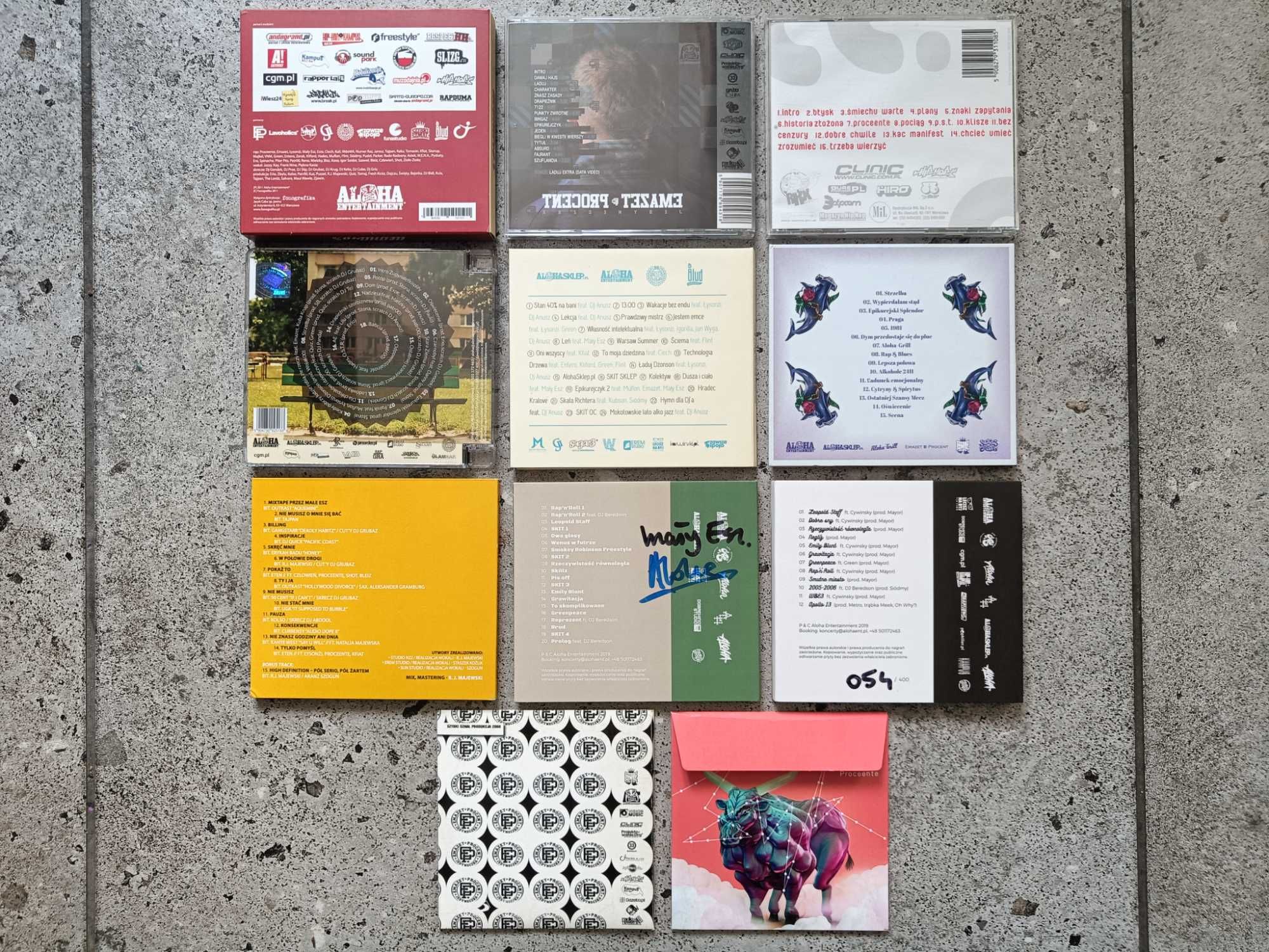 Zestaw Aloha 40%, Proceente, EmazetProcent, MałyEsz, Dj Grubaz | 11xCD