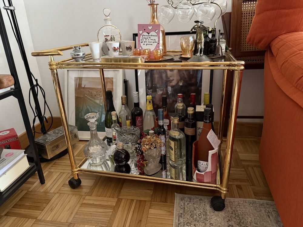 Carrinho de bebidas vintage