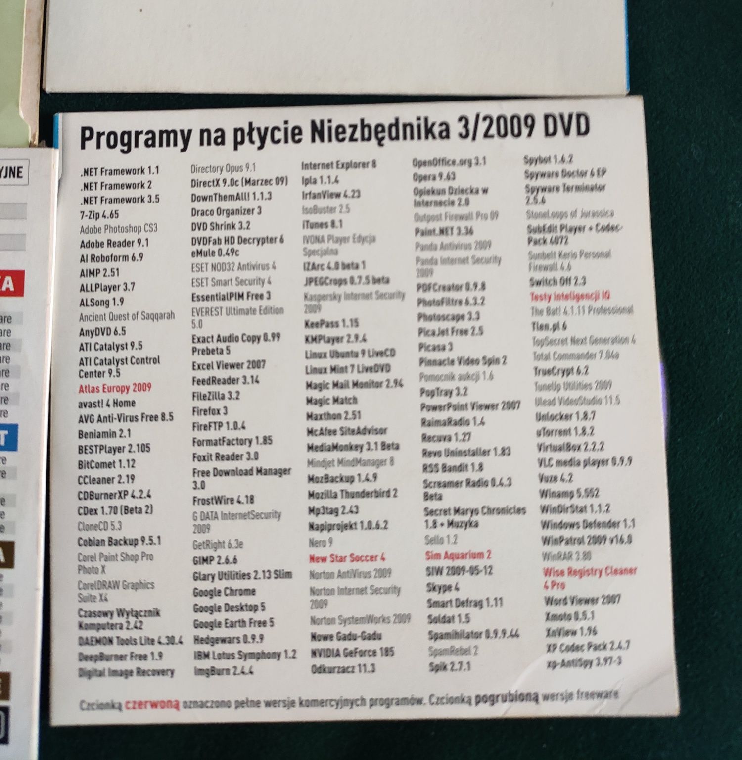 Zestaw płyt dvd z Komputer Świat, Chip, PC Format, + bonus