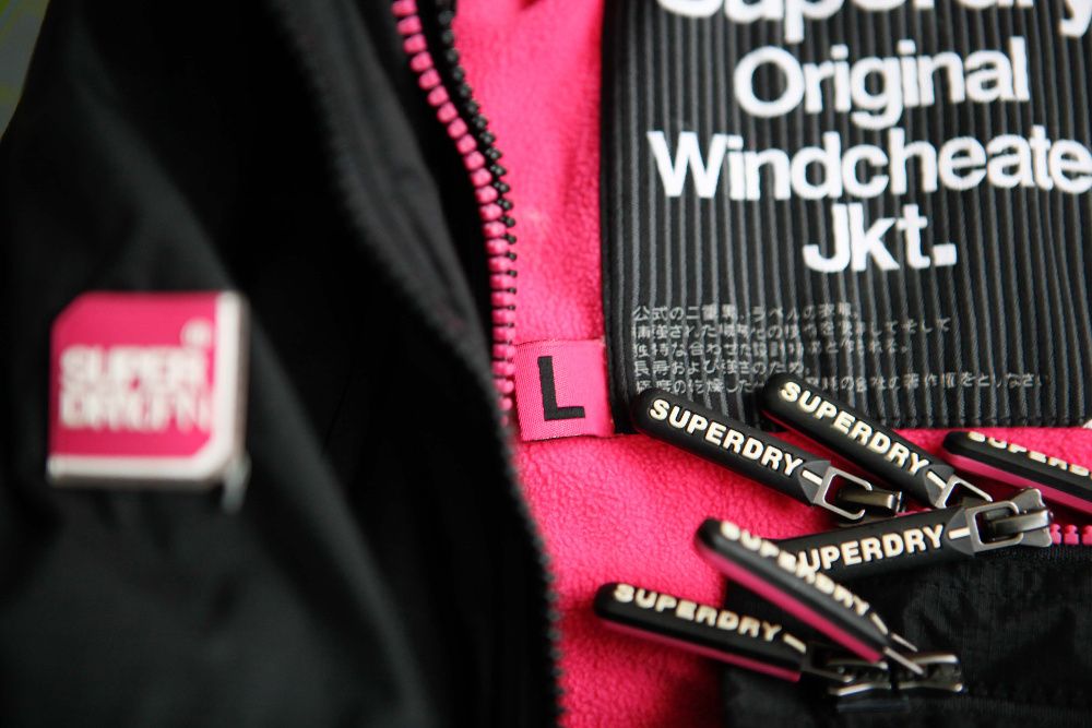 Superdry куртка Windcheater серия Upgrade+, подкладка флис, L