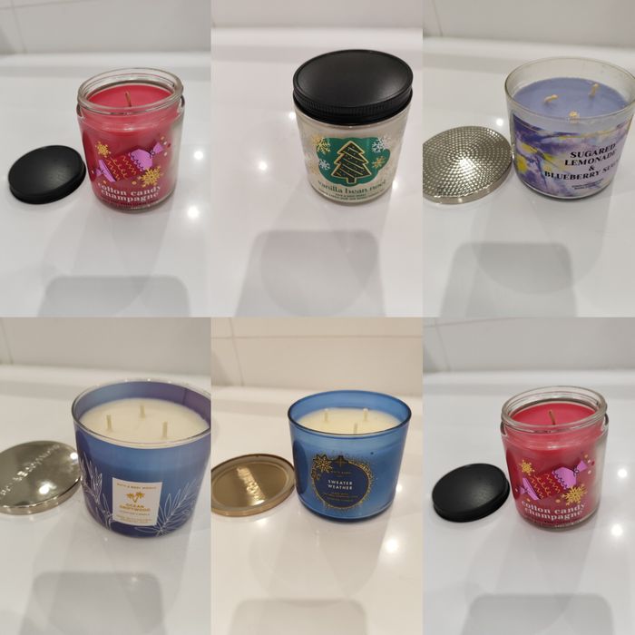 Ароматична свічка Cotton candy champagne від Bath and body works