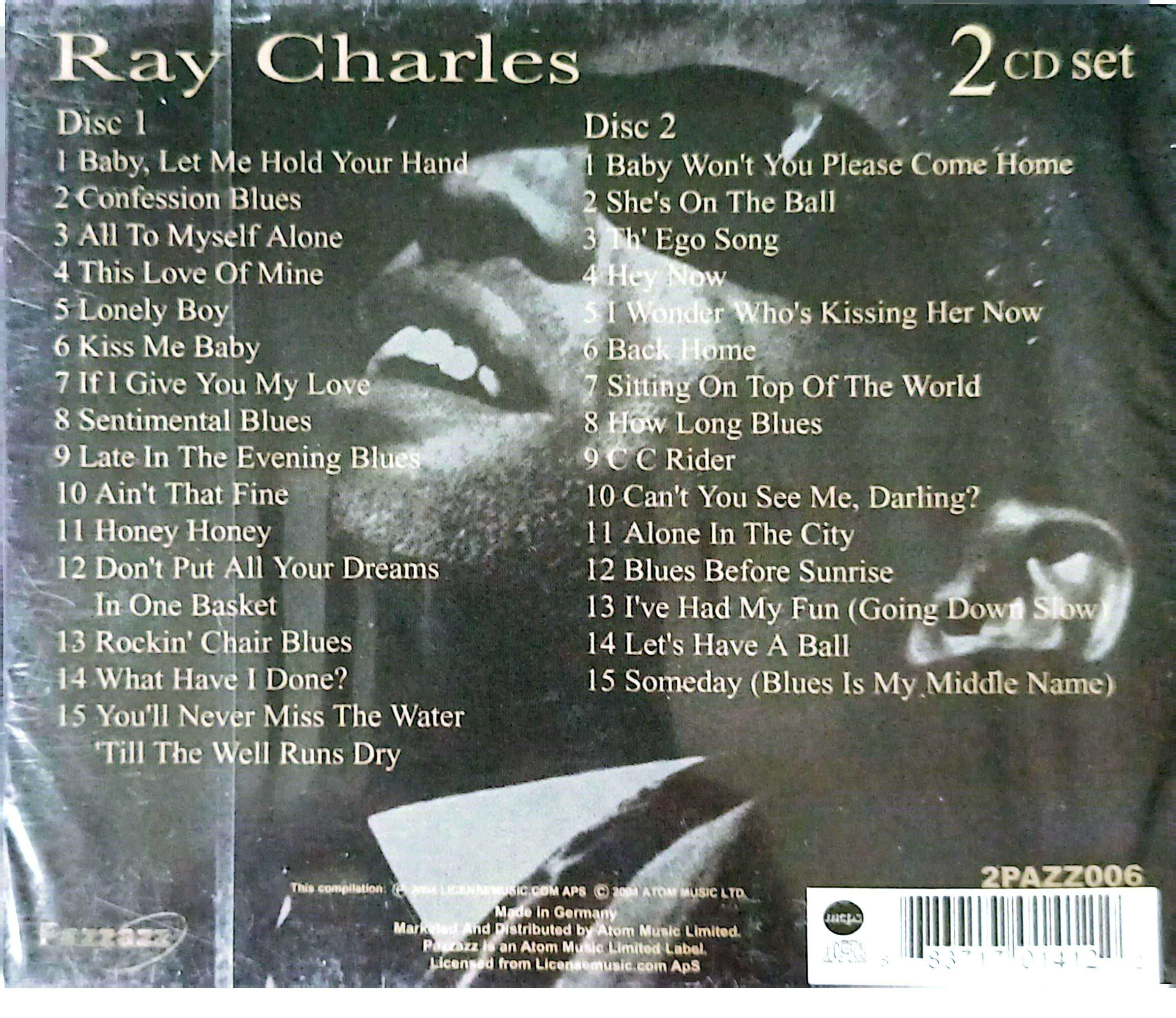 Ray Charles Blues Before Sunrise 2 cd