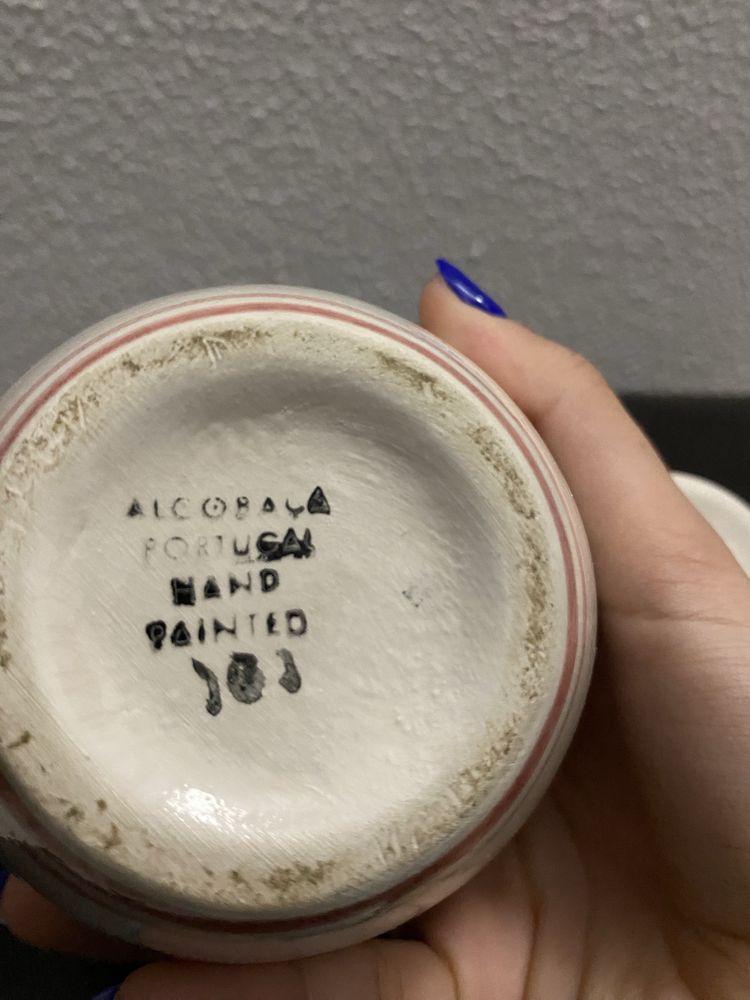 Pote pintado a mão