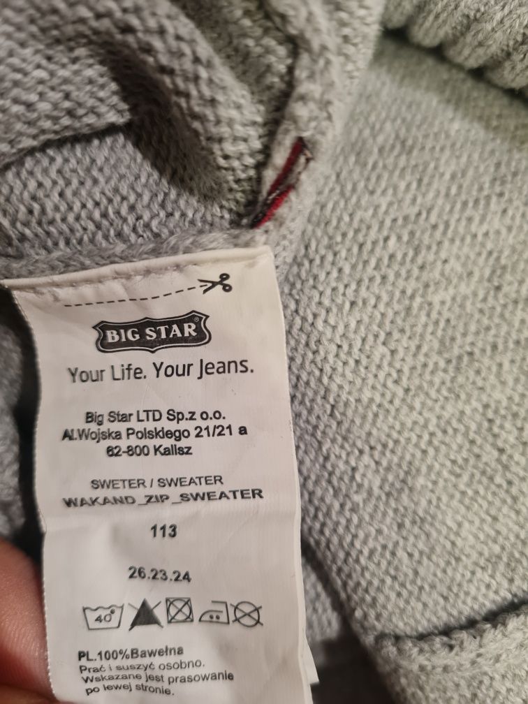 Sweter rozpinany