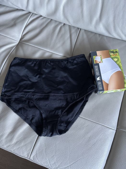 Majtki figi body wyszczuplające modelujące korygujące XL czarne
