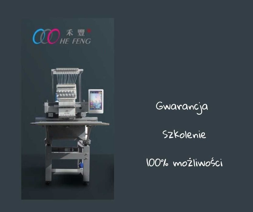 Hafciarka Maszyna EmbroTec 1501 Professional  Czapki Nowa Fvat