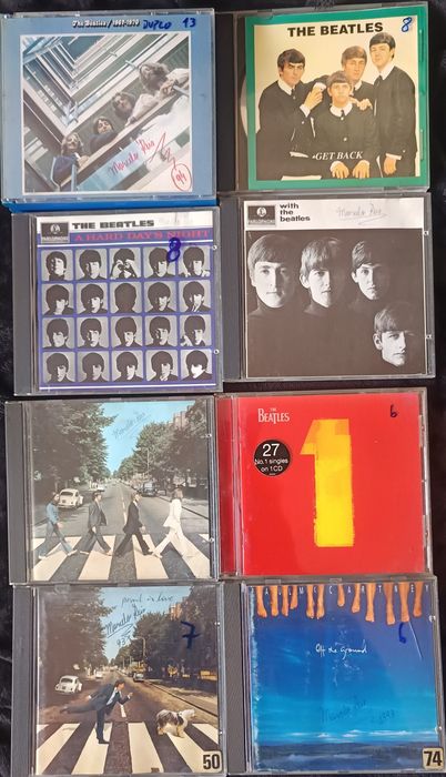 Cd's dos Beatles e Paul McCartney