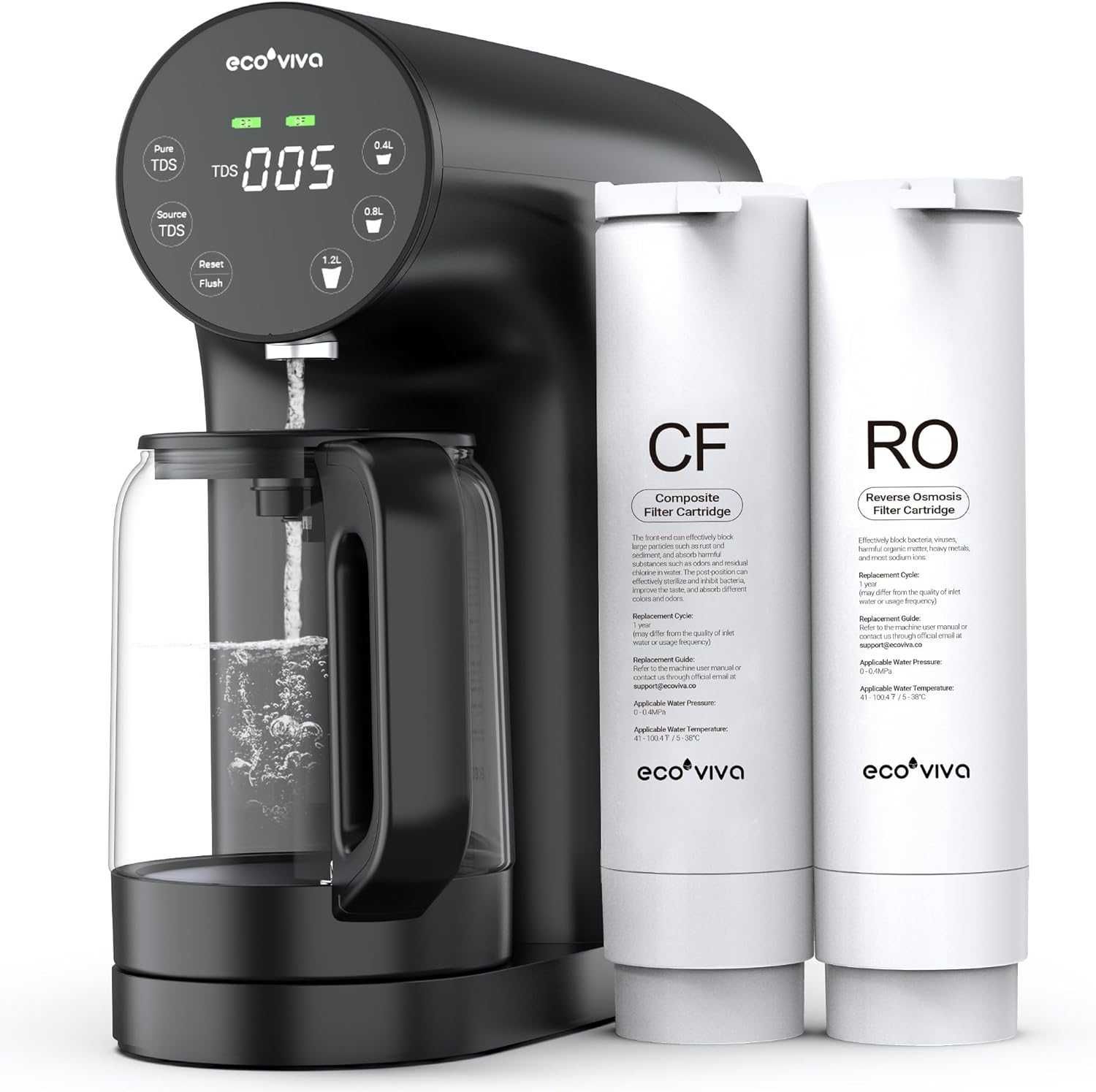 System odwroconej osmosy z  4-stopniowa filtracja