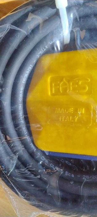 NOWY wyłącznik pływakowy FAES 10m przewód + 2x obciążnik 150g