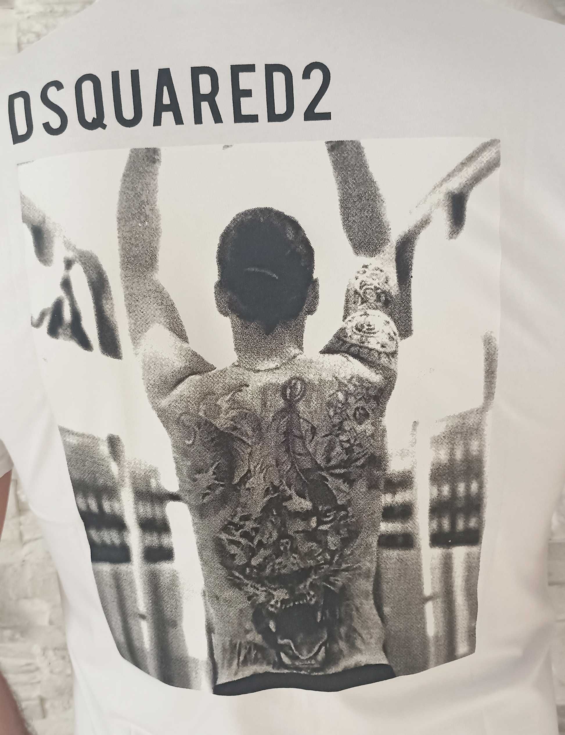 Dsquared2 Icon T-shirt koszulka biała r.S