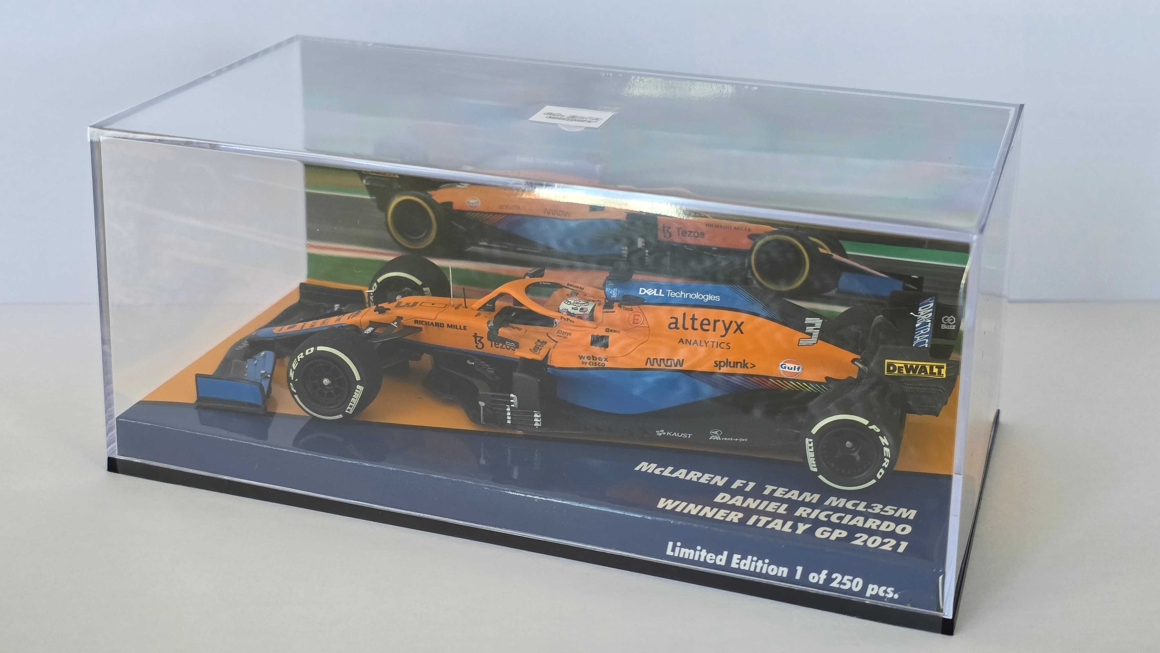 Minichamps F1 1:43 McLaren MCL35M #3 Ricciardo Vencedor GP Itália 2021
