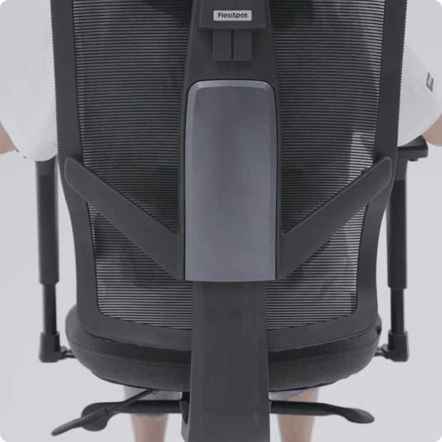 Ergonomiczne Krzesło z 8-stopniową Regulacją Wysokości Oparcia (BS6)