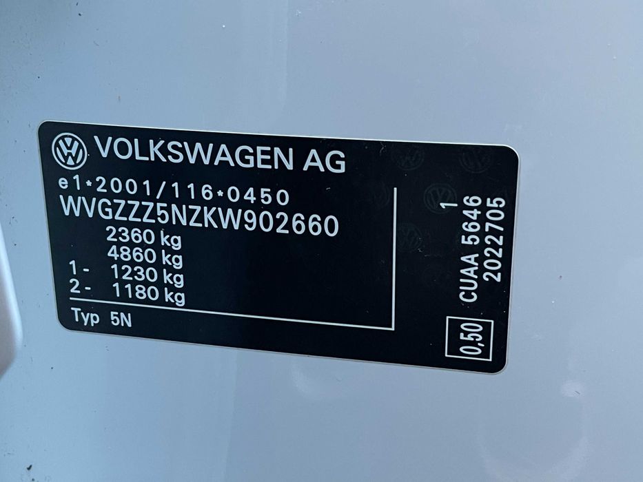 Volkswagen Tiguan 2019 2.0 ДИЗЕЛЬ