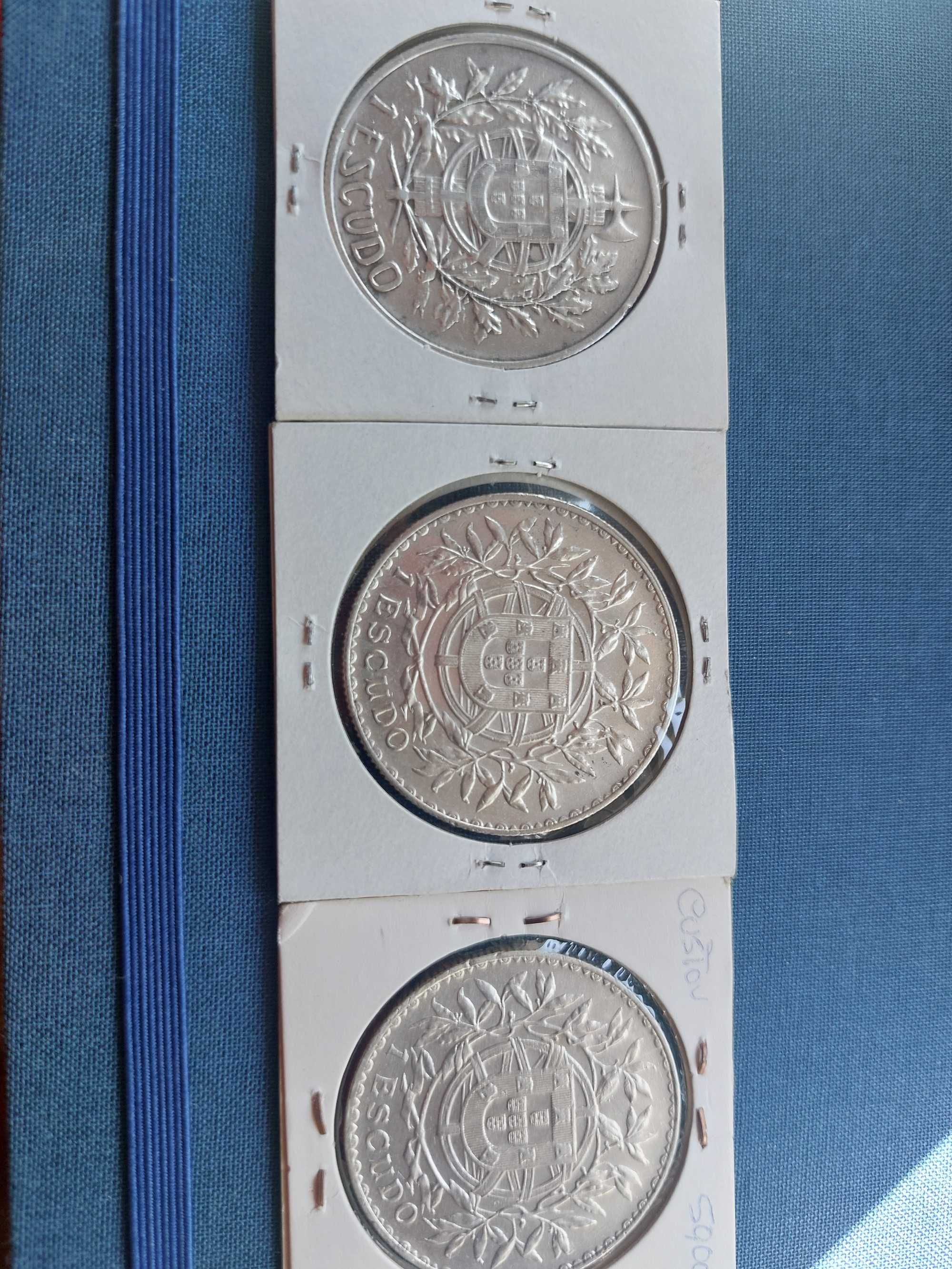 Moedas de Prata  1 escudo