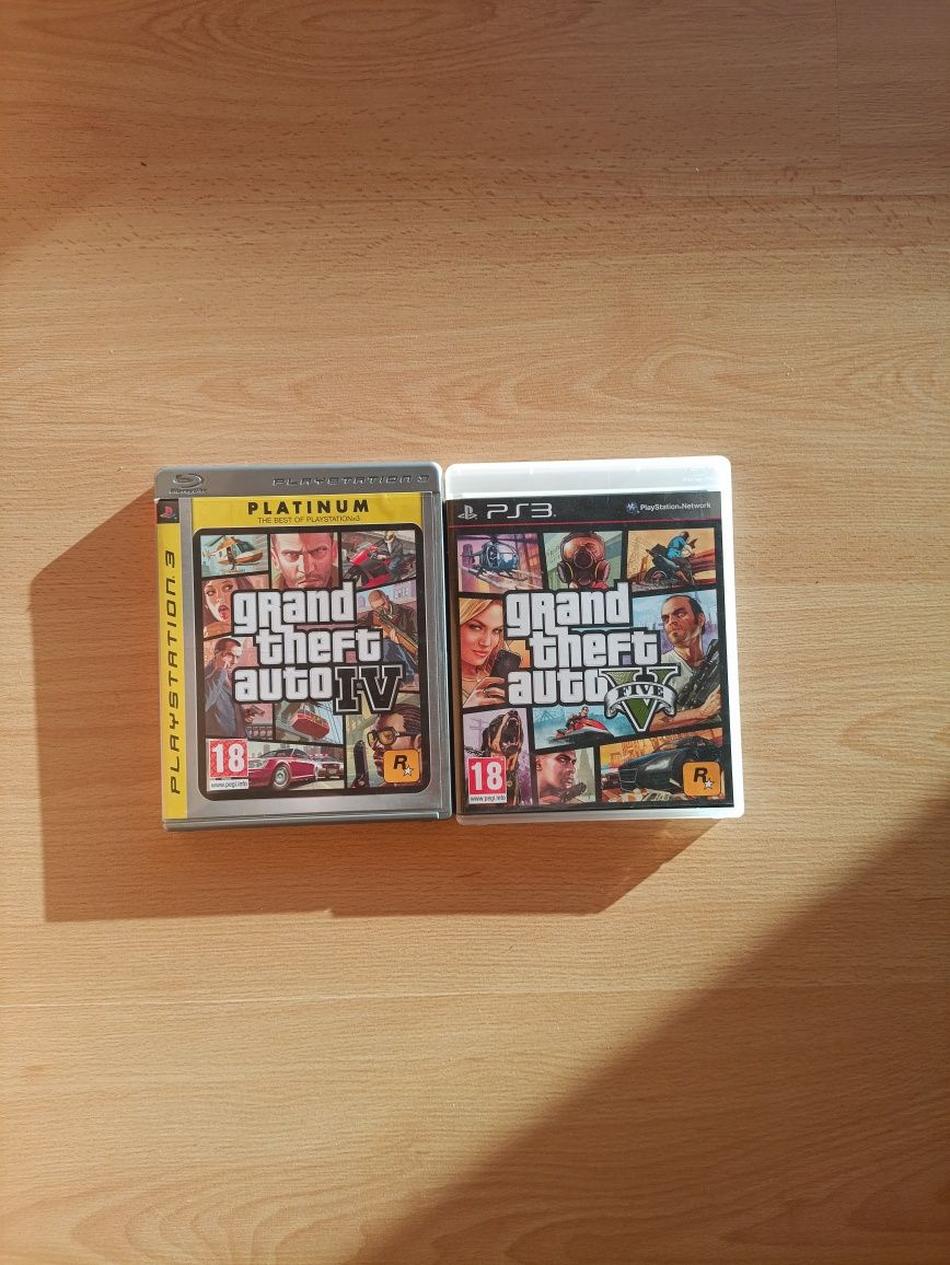 GTA IV e V para ps3