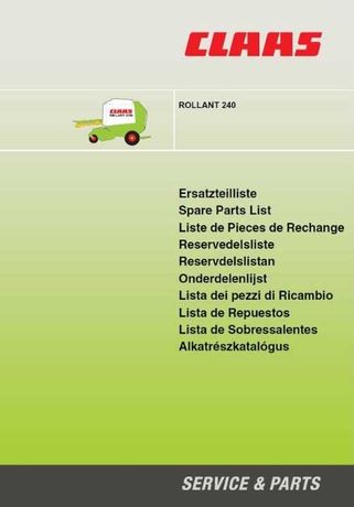 Katalog części Claas Rollant 240