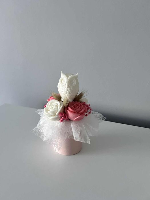 Mini flower box z wosku sojowego