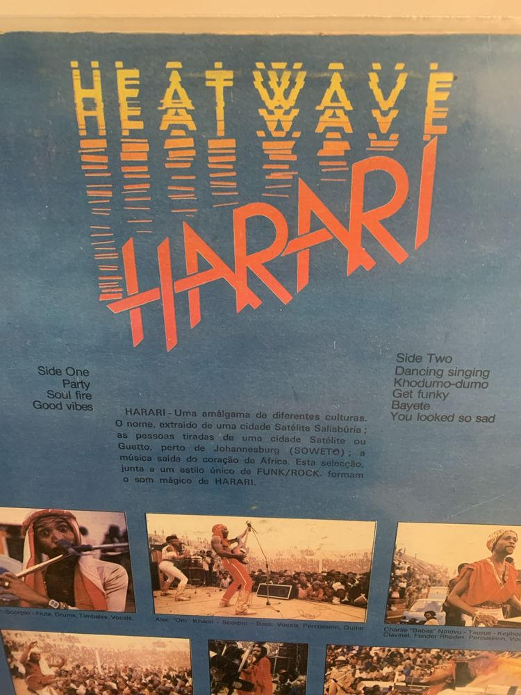 Harari-Heatwave disco de vinil lp