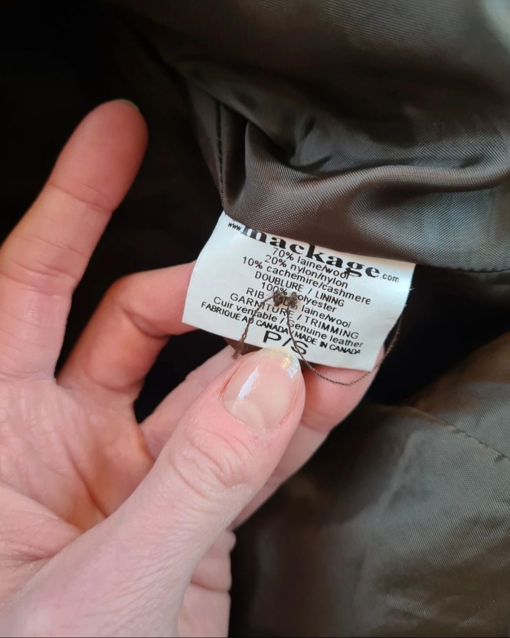 Mackage kurtka wełniana Kaszmir S skóra
