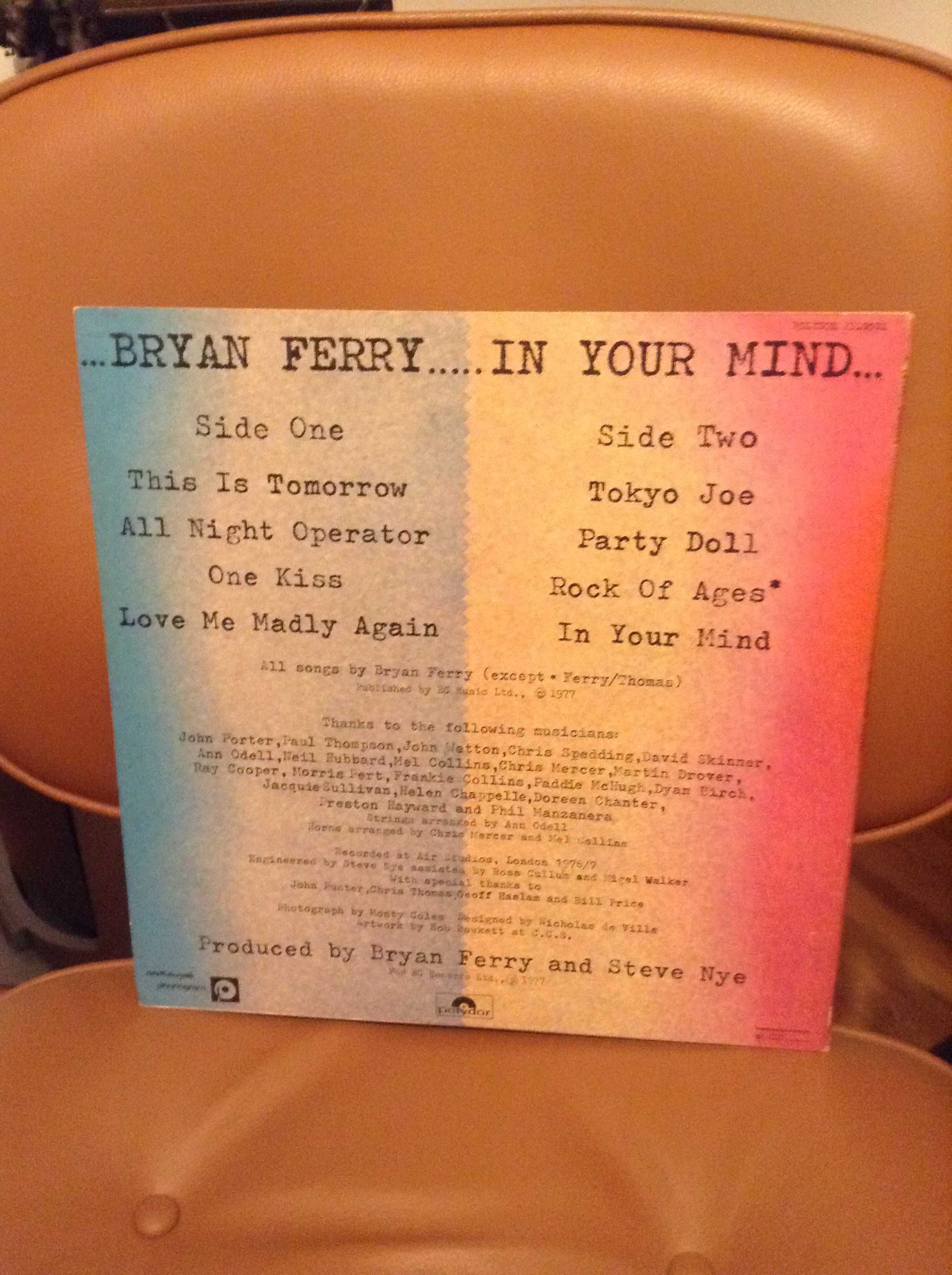 Bryan Ferry - In Your Mind (Vinil)