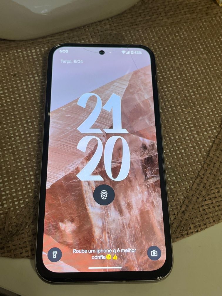 Google Pixel 8a - 128GB - Porcelain - Desbloqueado
