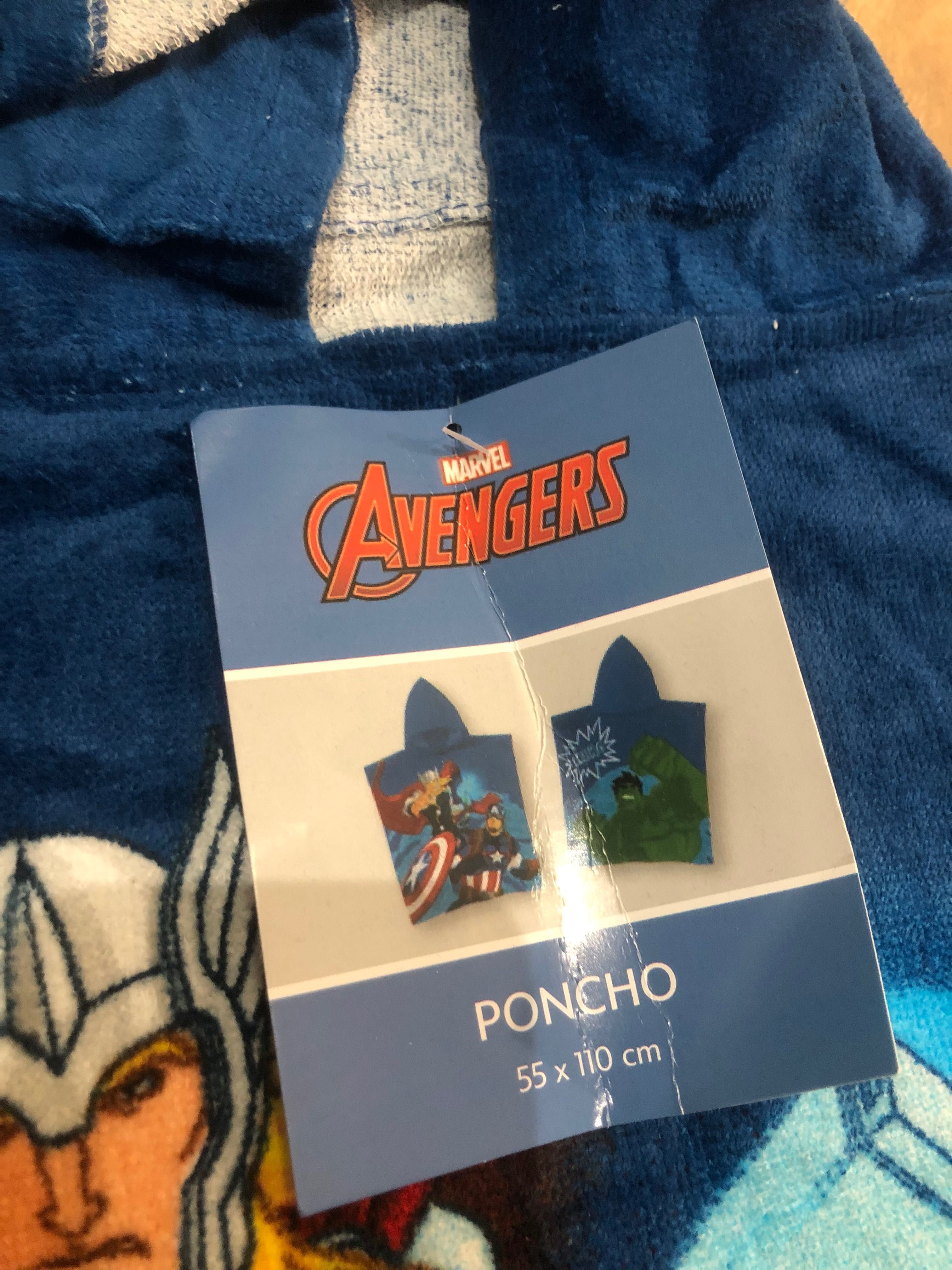 Ręcznik poncho Avengers 55x110