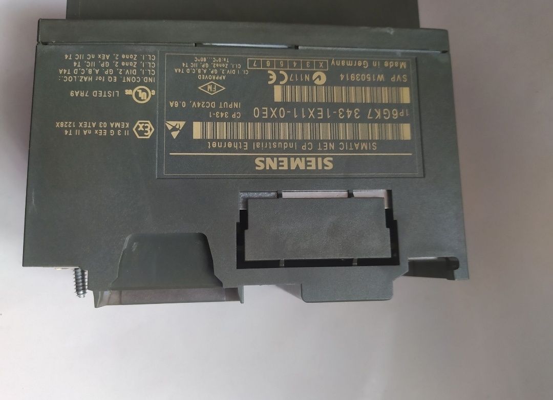 Moduł / procesor komunikacyjny SIEMENS 6GK7 343-1EX11-0XE0 Ethernet

s