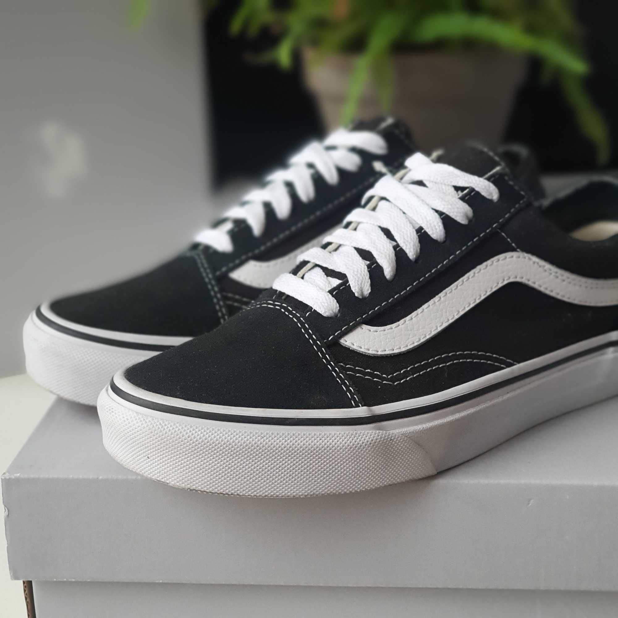 Buty VANS Old Skool - czarno - białe - 36.5 - oryginalne