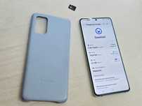 Samsung Galaxy S20+ Samsung Leather Etui+ SD Karty 16GB