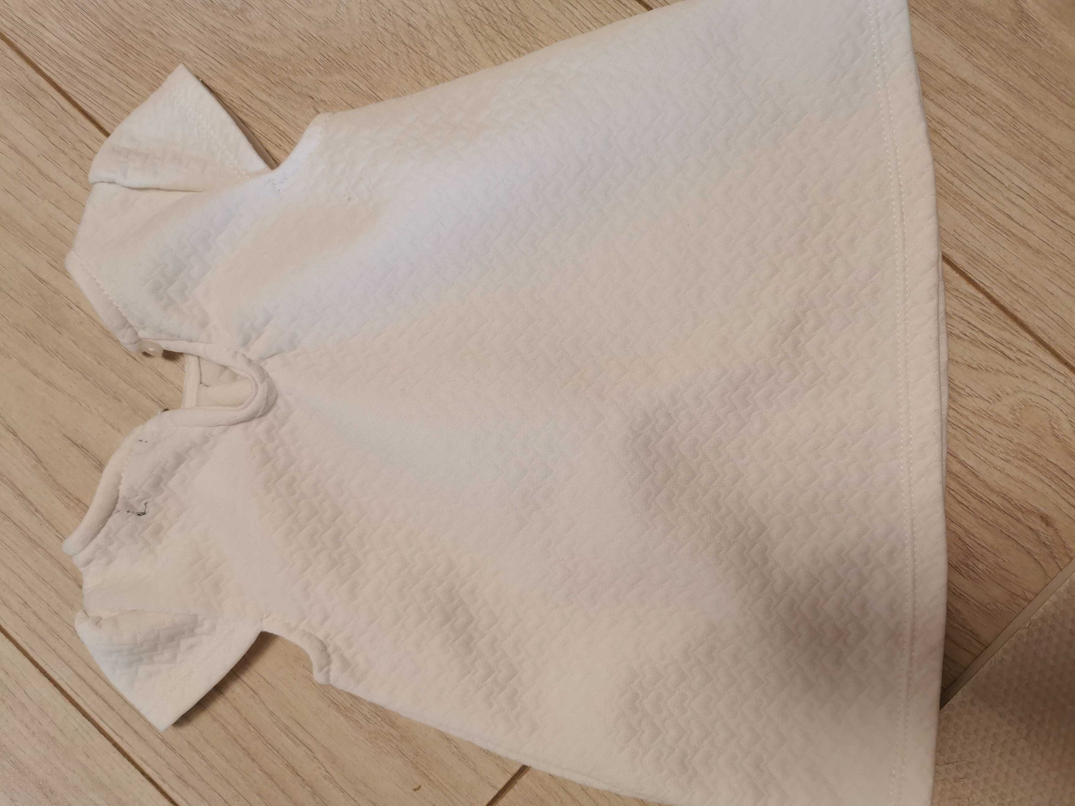 68 74 Zestaw chrzest dziewczynka sukienka legginsy koronkowe chrzciny