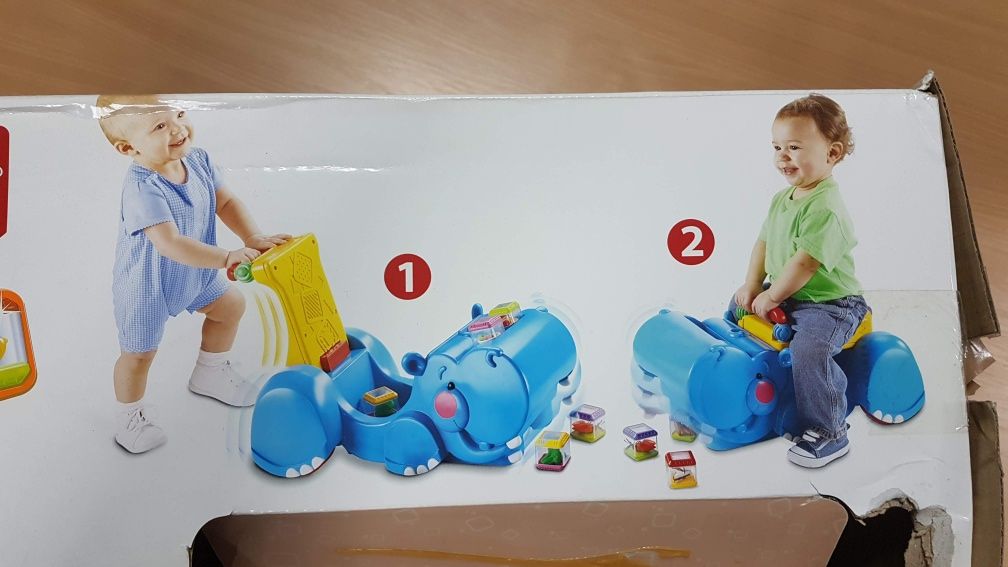 Hippo pchacz Hipopotam fisher price