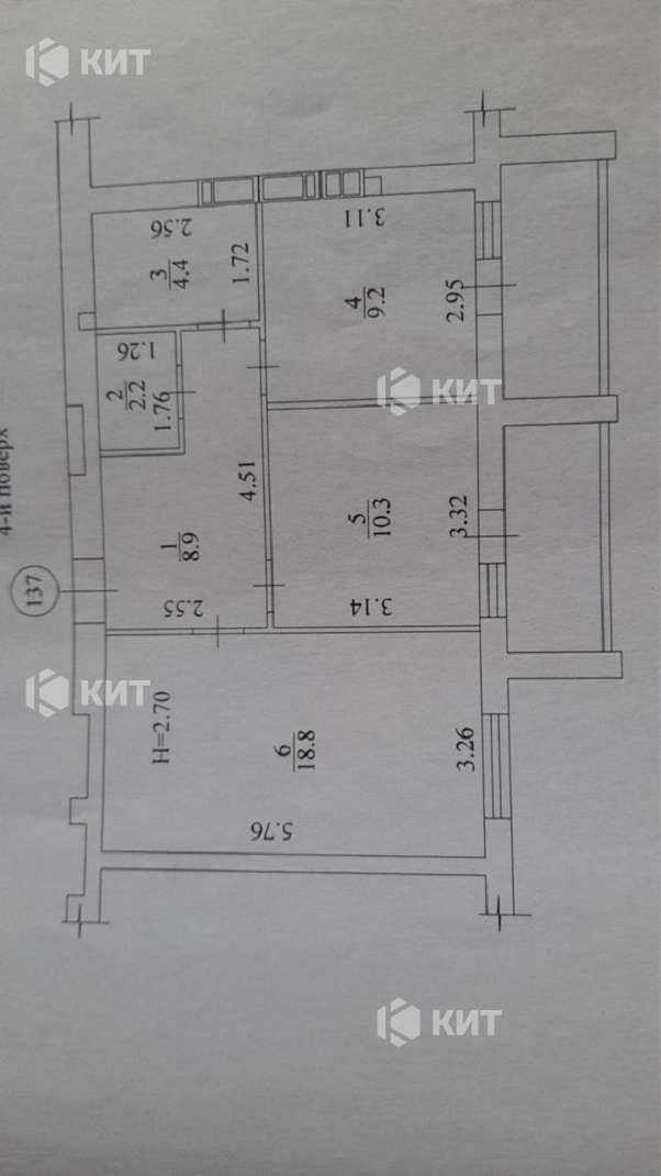 2-к. 58м2, Нові дома (Новые дома), ЖК Райдужний (ЖК Радужный). 123201