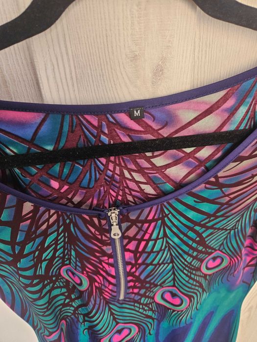 Tunika/sukienka pawie pióra rozmiar M