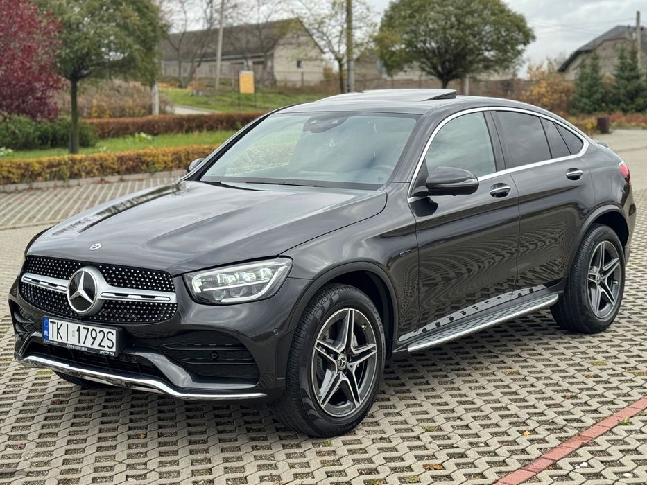 Mercedes-Benz GLC 300e Coupe 320KM AMG Salon Polska Bezwypadkowy Niski przebieg Faktura