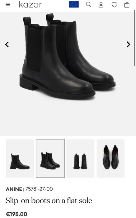 Кожаные ботинки-Челси KAZAR