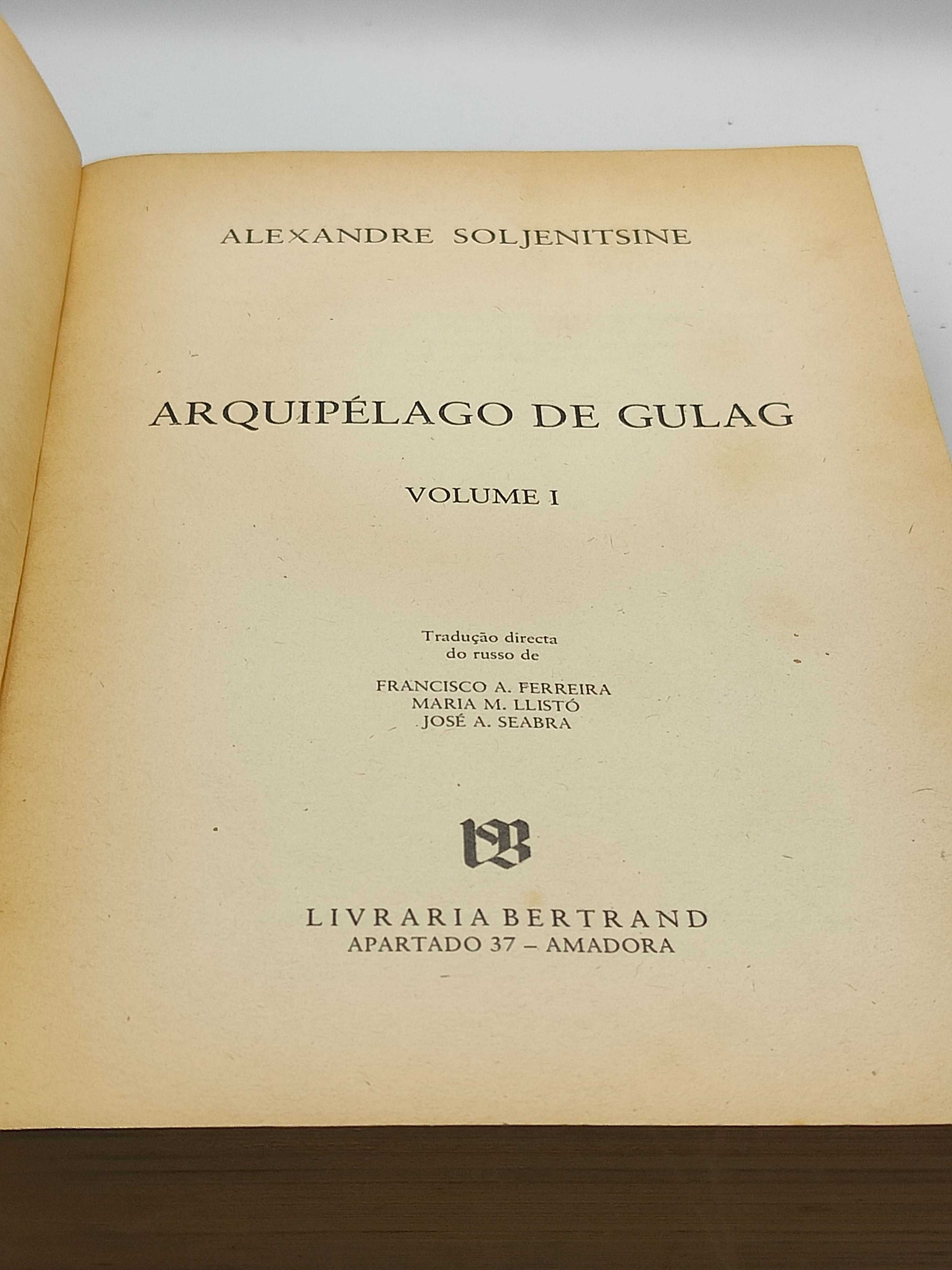 Livro Ref:PAR1 - Arquipélago de Gulag - Alexandre Soljenitsine