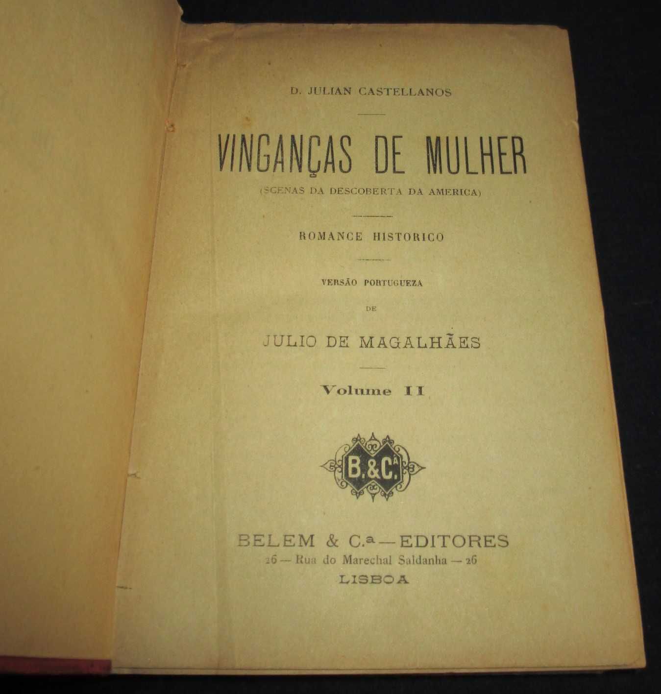 Livro Vinganças de Mulher Scenas da Descoberta da América