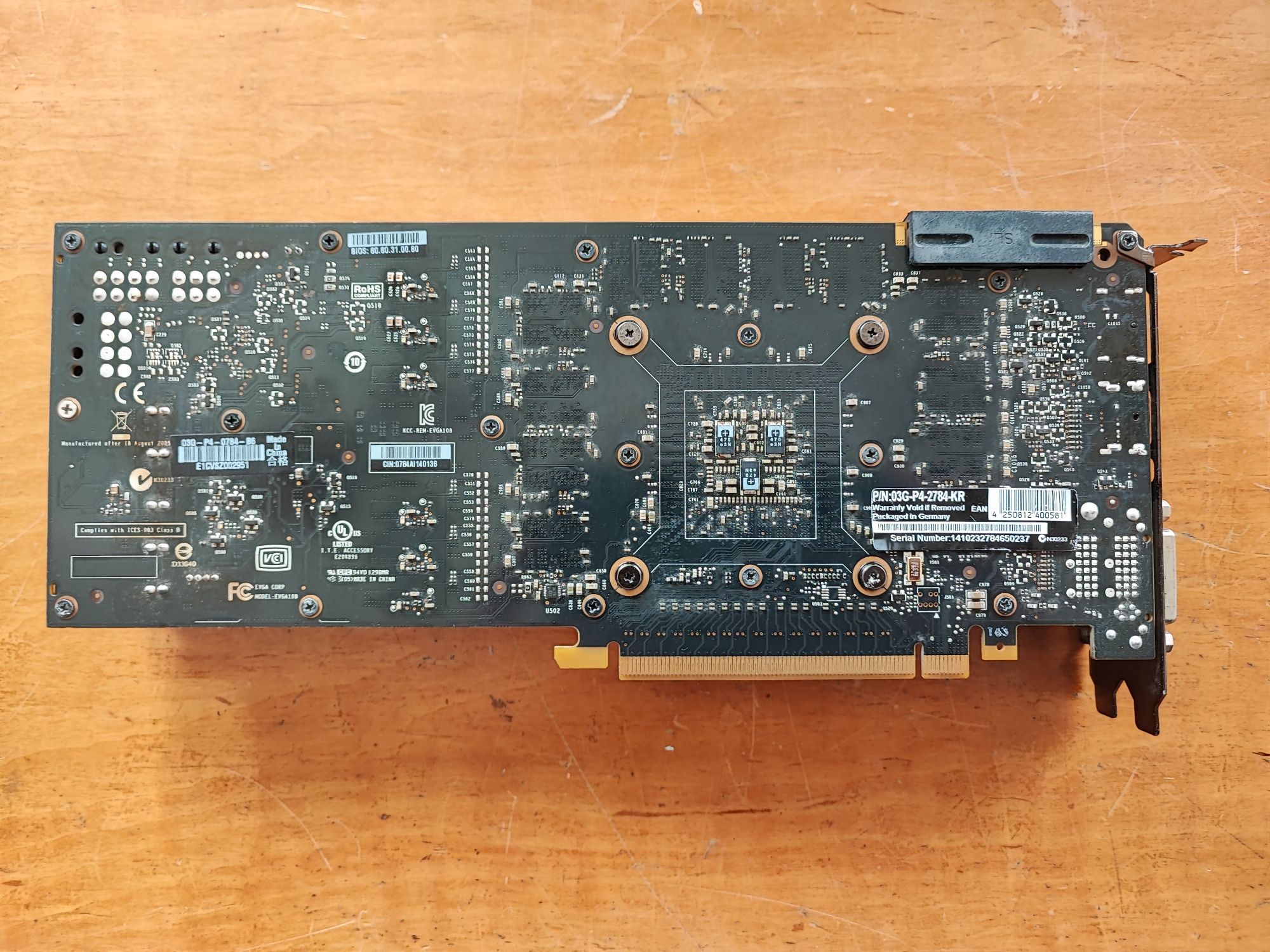 Karta graficzna EVGA GeForce GTX 780 3GB GDDR5 PCIe3.0x16 250W 384bit