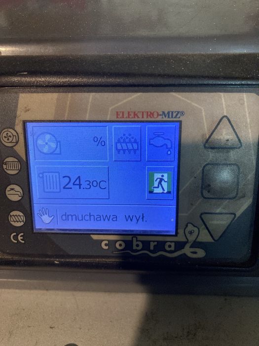 Sterownik pieca cobra z podajnikiem na ekogroszek