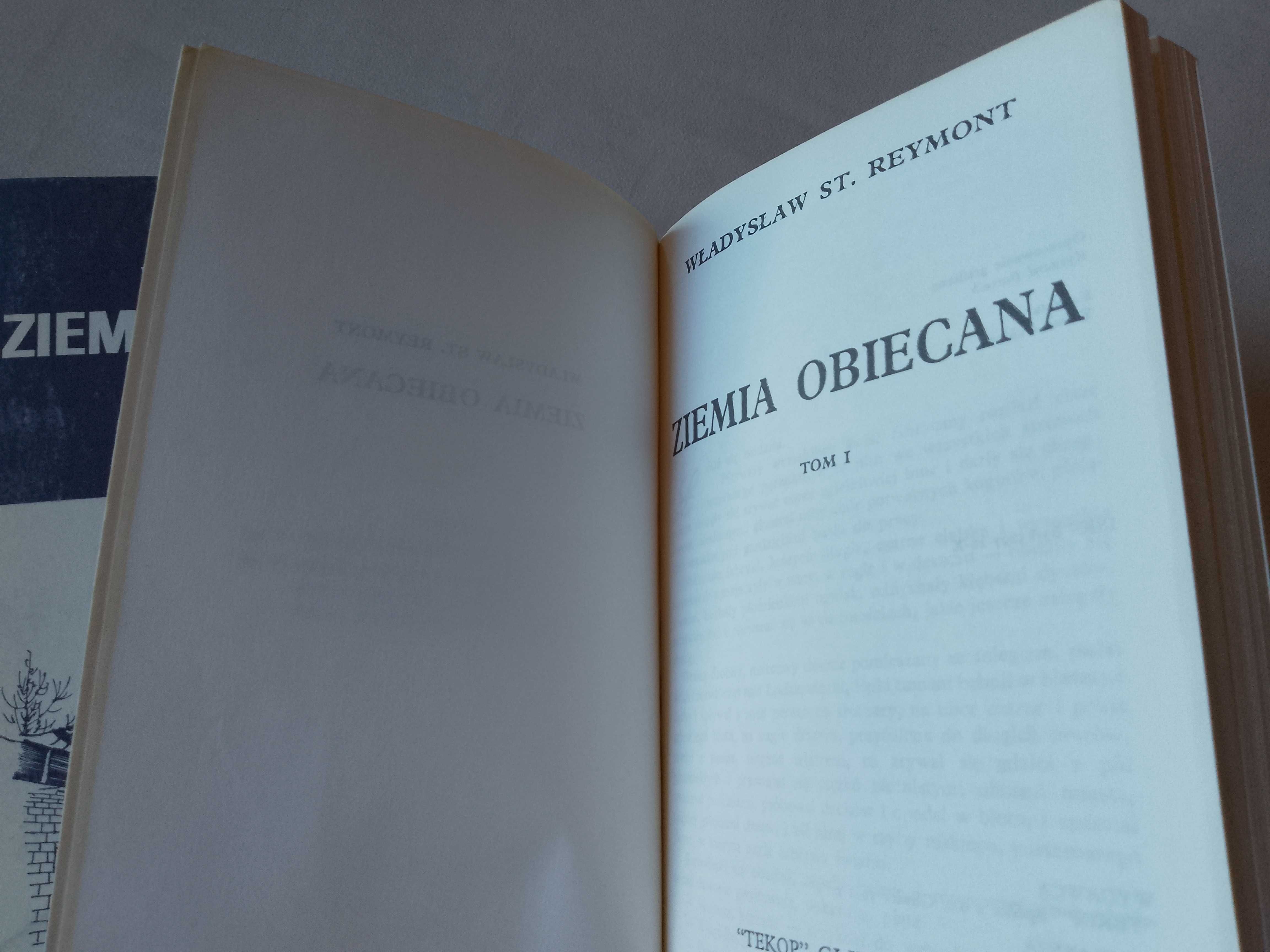 W. Reymont "Ziemia obiecana" t. I, II, 1991