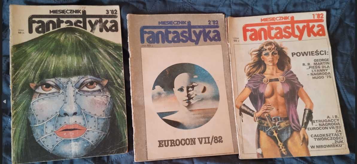 Czasopismo "Fantastyka" kolekcja z lat 1982 - 1994