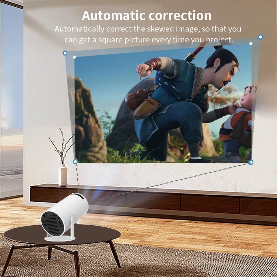 Projektor Rzutnik HY300 (wersja z 2024r.) FULL HD Android 11 Smart TV